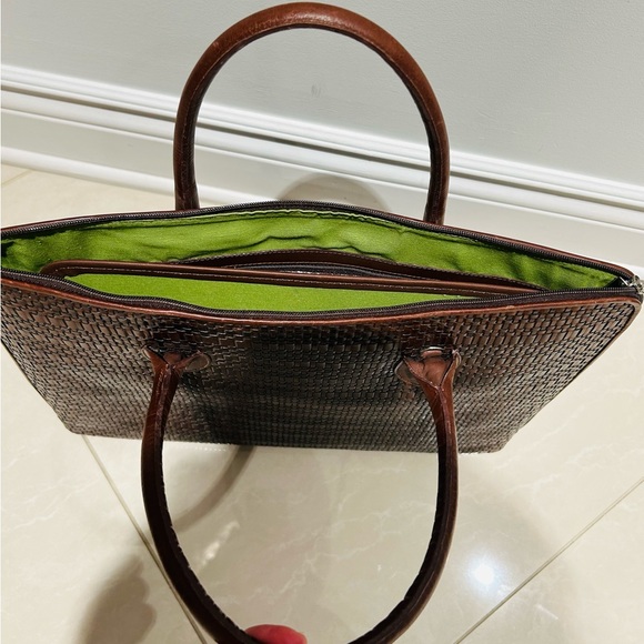 Donna di Domani satchel/briefcase, 💯 leather - Picture 5 of 7